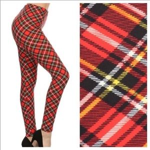 Super cute plaid leggings